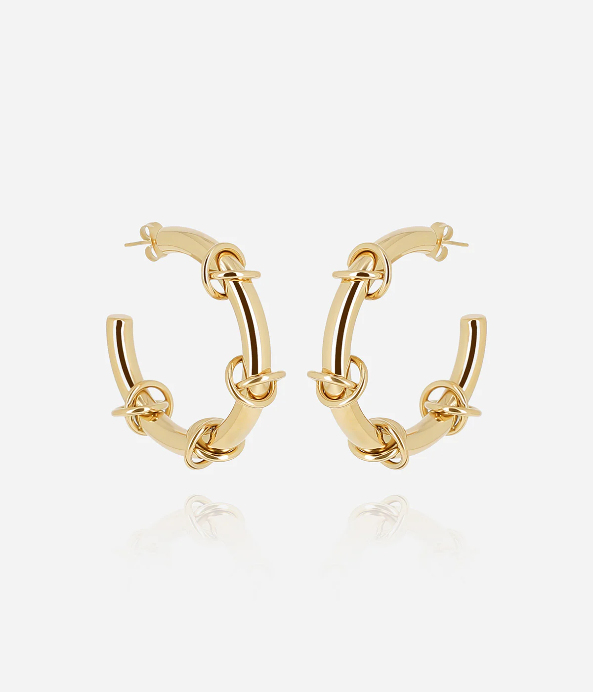 Boucles d'oreilles en acier inoxydable